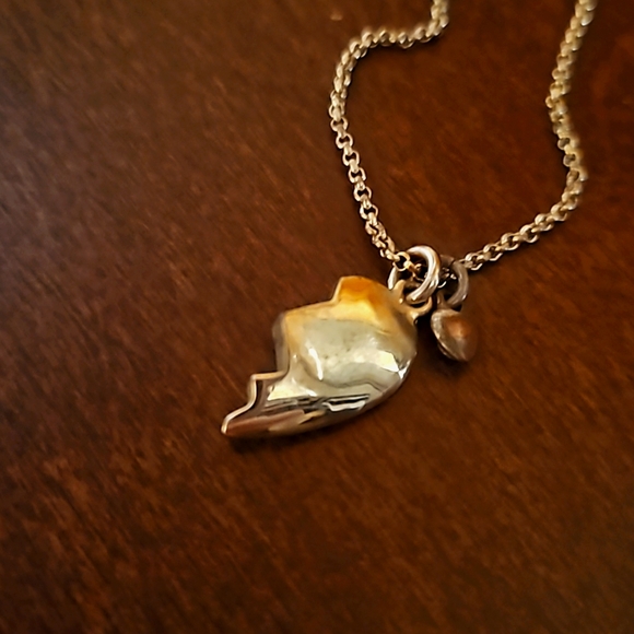 Juicy Couture Gold Broken Heart Necklace - Picture 2 of 5